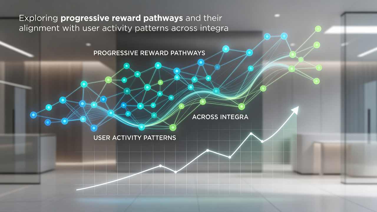 Graph illustrating user activity heatmaps aligned with progressive reward tier advancements over a six-month period
