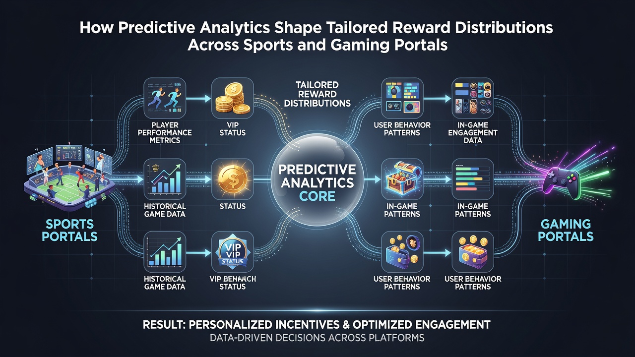 Analytics dashboard interface displaying segmented player reward tiers and distribution forecasts for gaming portals
