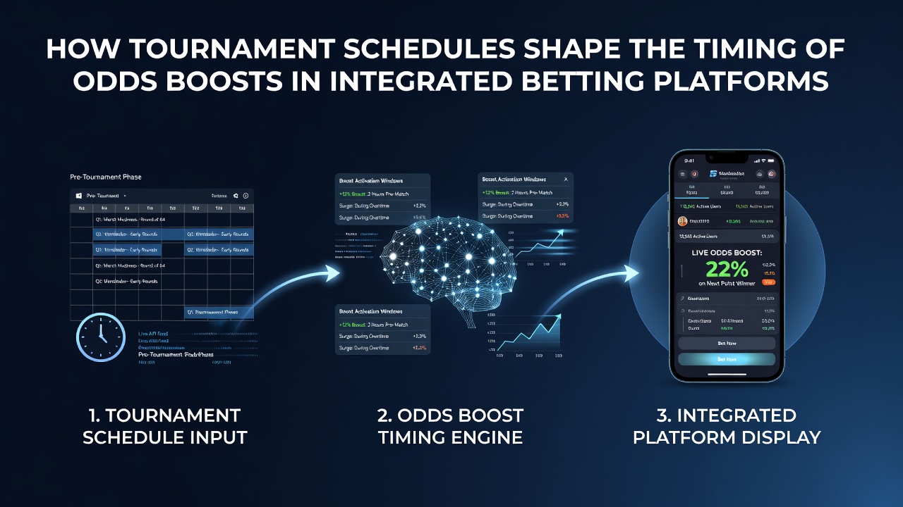 Calendar view illustrating how boost promotions coincide with key tournament phases