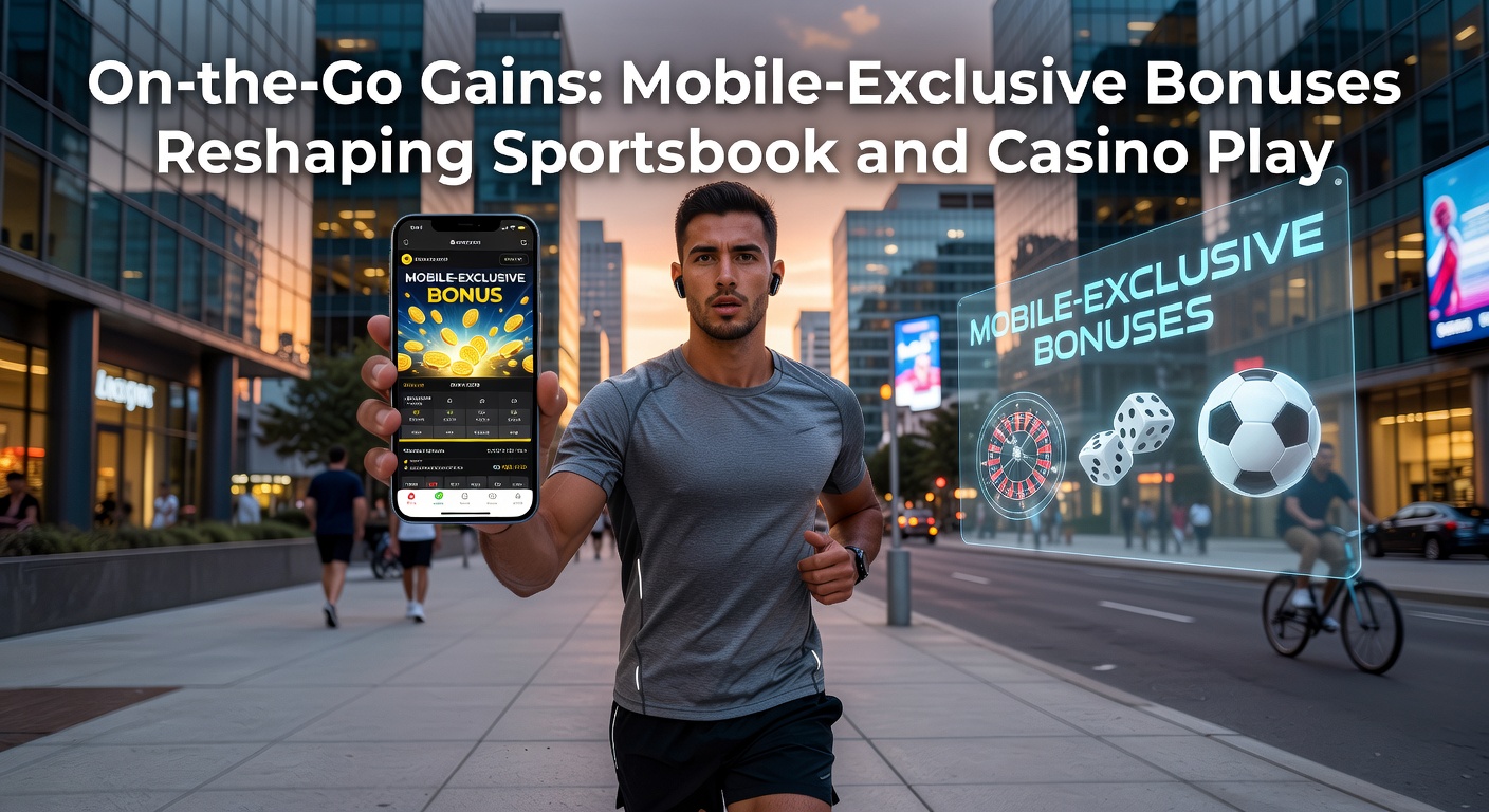 Casino app interface showing exclusive mobile bonuses like free spins and deposit matches on a tablet device